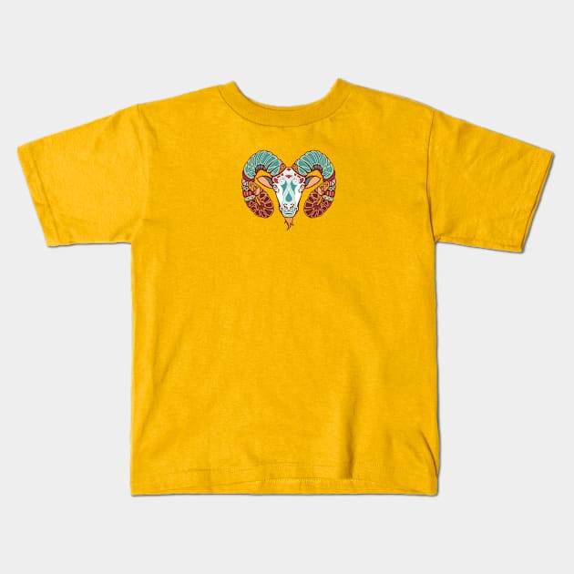 Capricorn Zodiac Kids T-Shirt by FunTeeGraphics